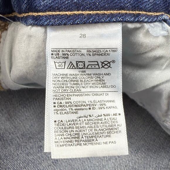 Old Navy Plus Women’s OG Straight High Rise Jean Denim Short 28 4X Blue - Picture 8 of 14